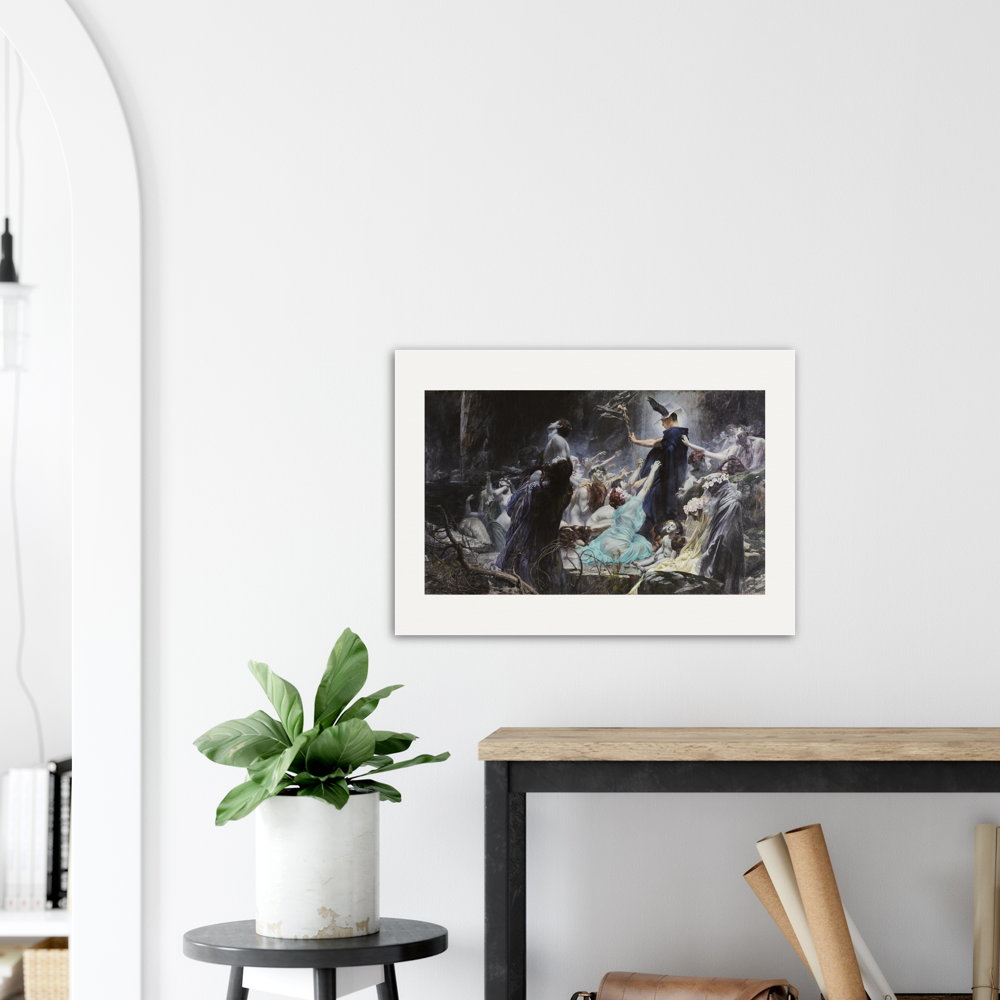 Souls on the banks of the Archeron, Hahnemühle Print