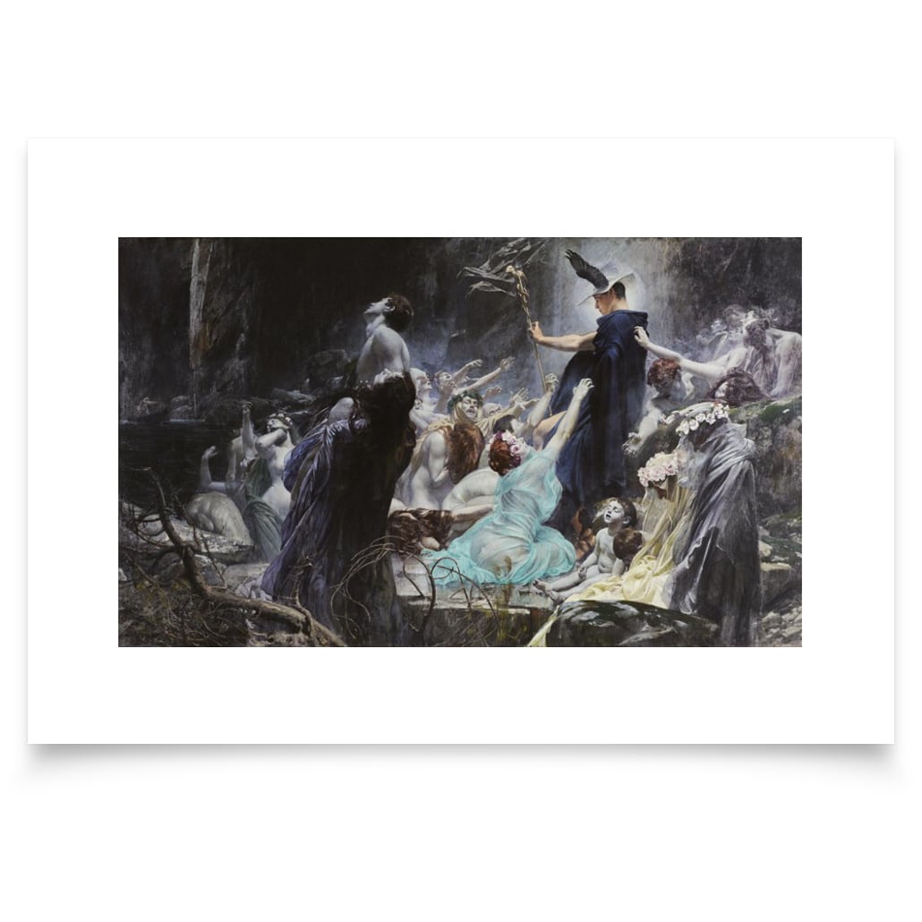 Souls on the banks of the Archeron, Hahnemühle Print