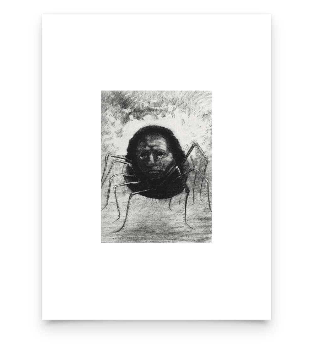 The Crying Spider – Odilon Redon – Widowcranky