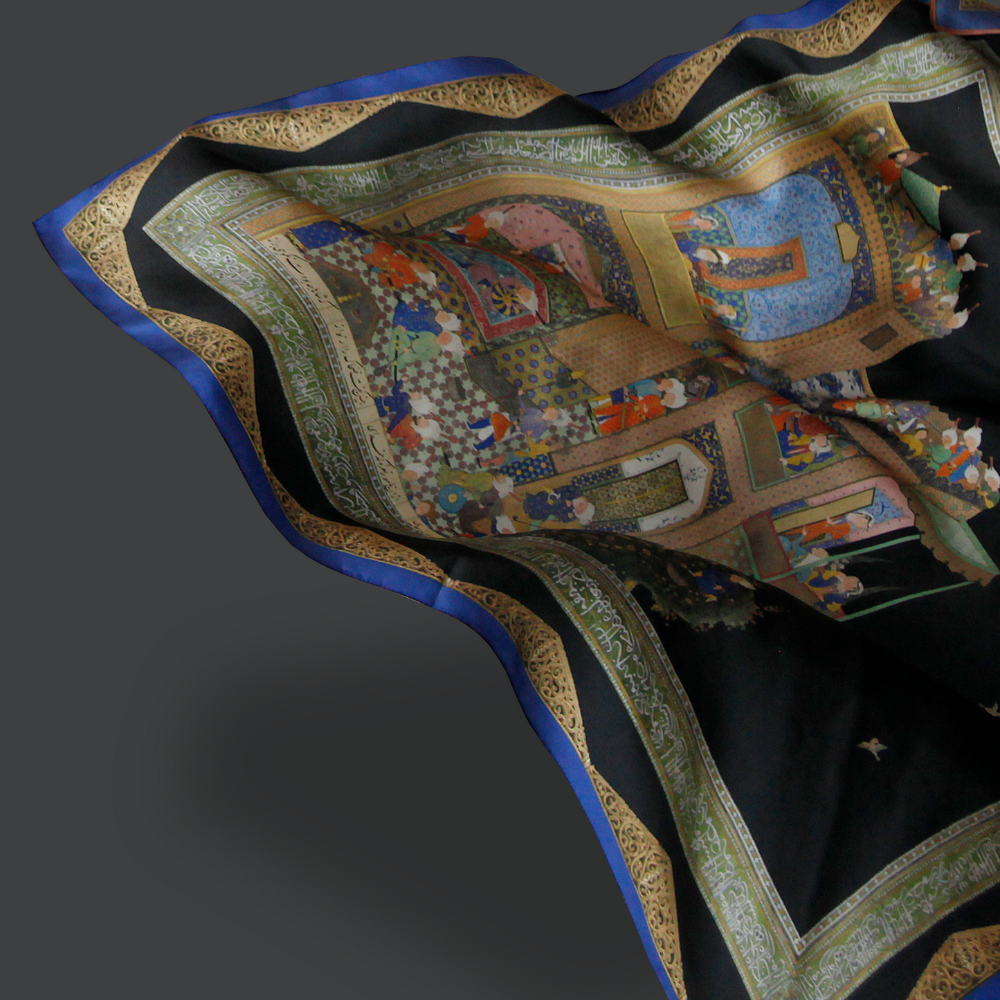 The Mughal Prince Silk Scarf